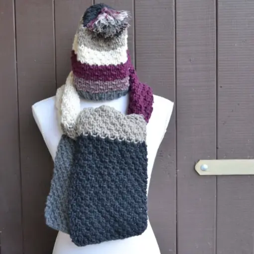 Cashmere Big  - Schal & Mütze